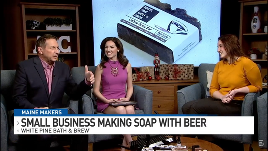 WGME ARC Maine || Maine small business makes soap with beer
