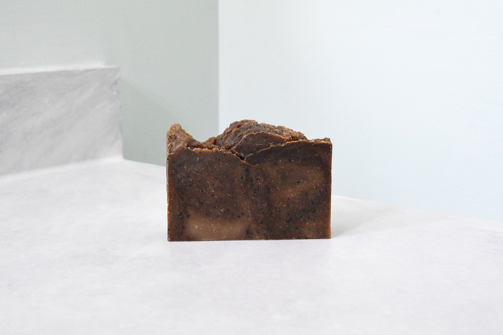 full sized coffee brew bar beer soap bar with real coffee grounds