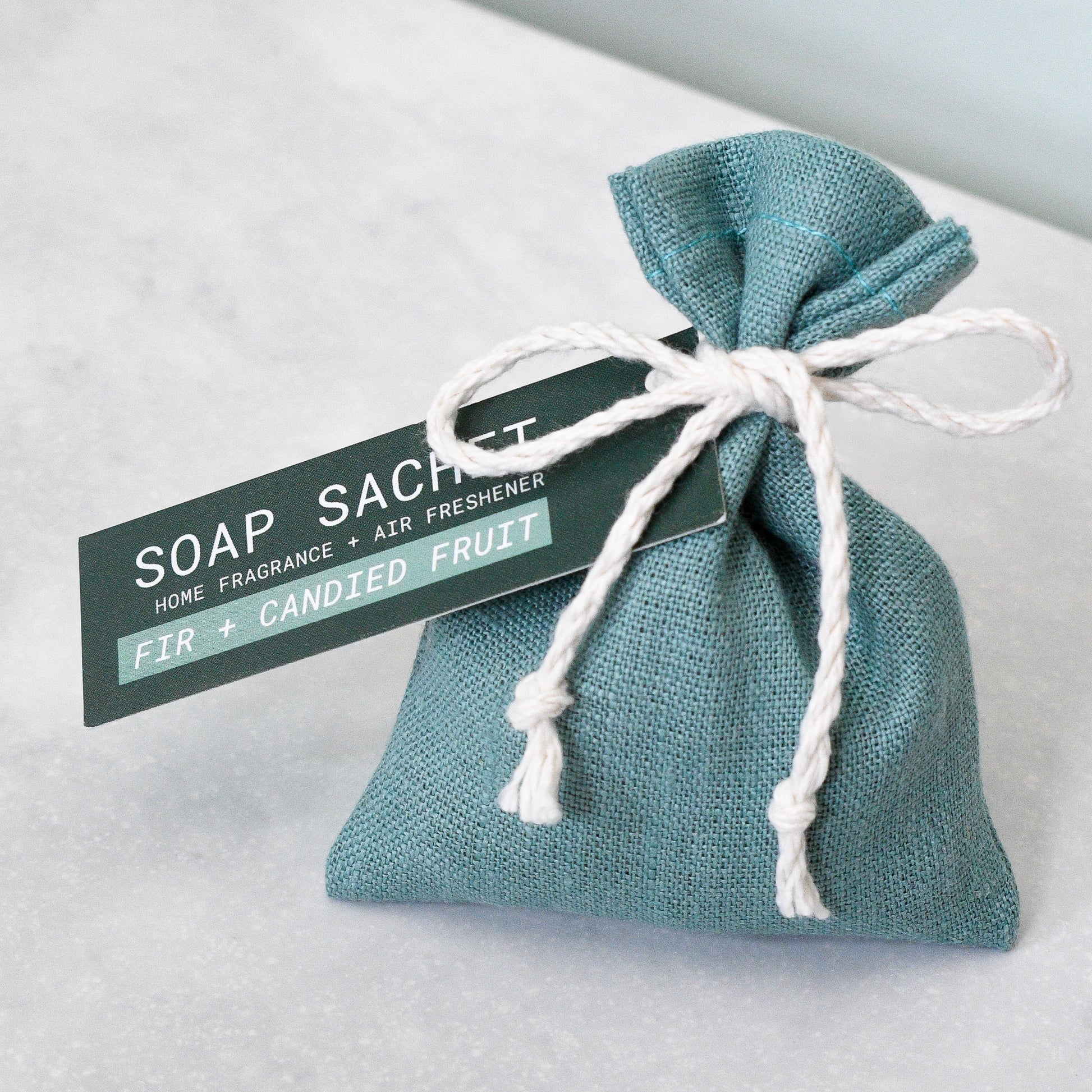 fir and candied fruit soap sachet bag