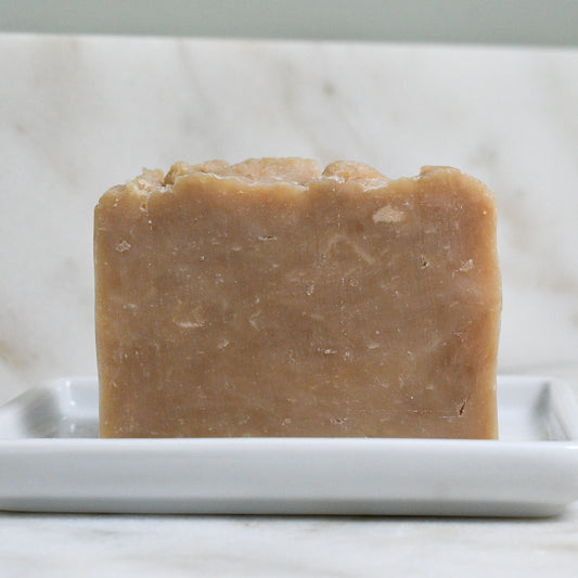 Fragrance Free sea salt bar beer soap