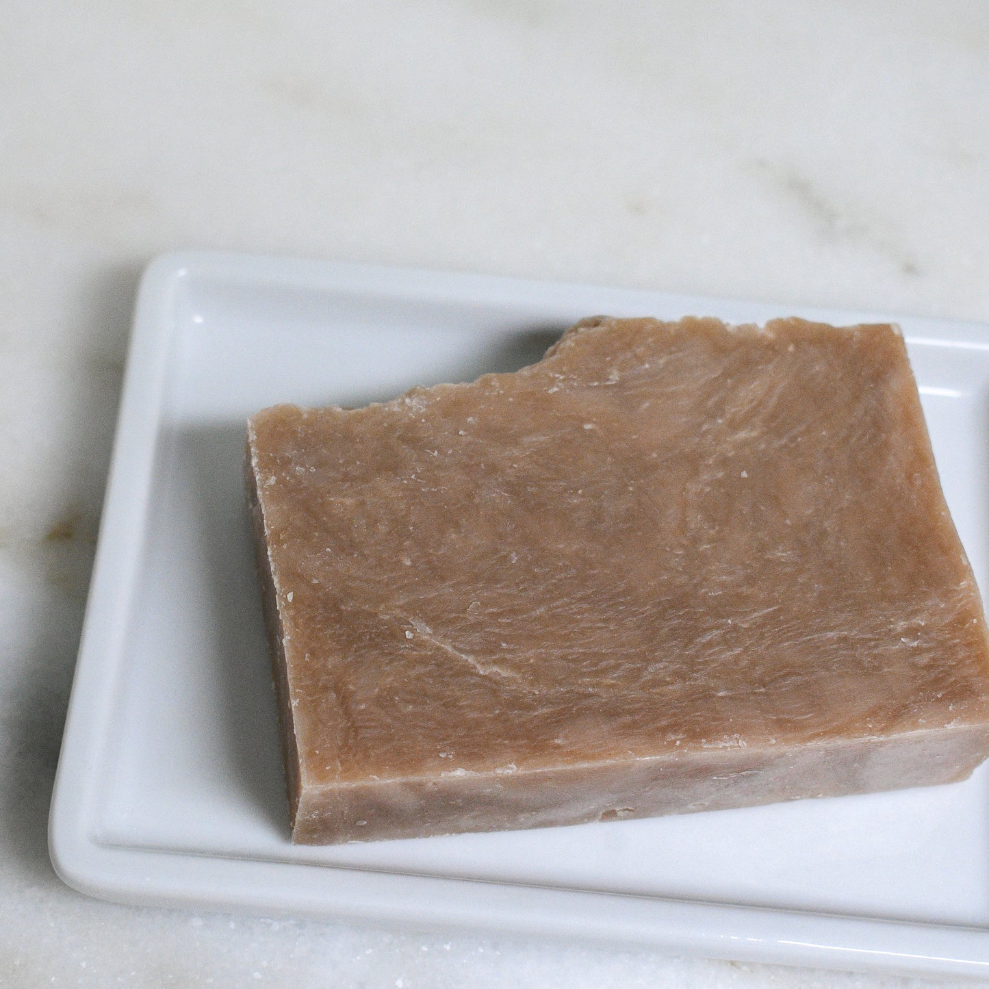 Sea Salt + Clay beer soap scented with rosemary and lavender