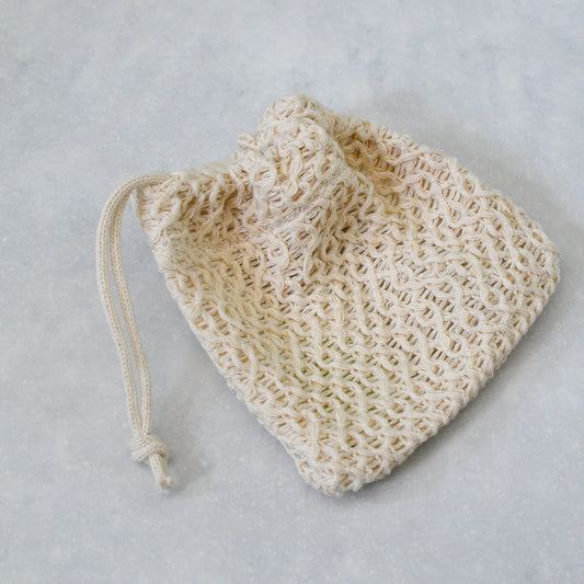 organic cotton soap saver bag