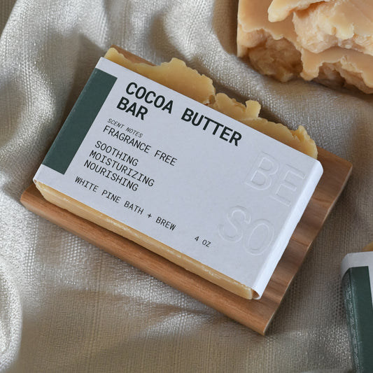Cocoa Butter Bar Beer Soap - Fragrance Free