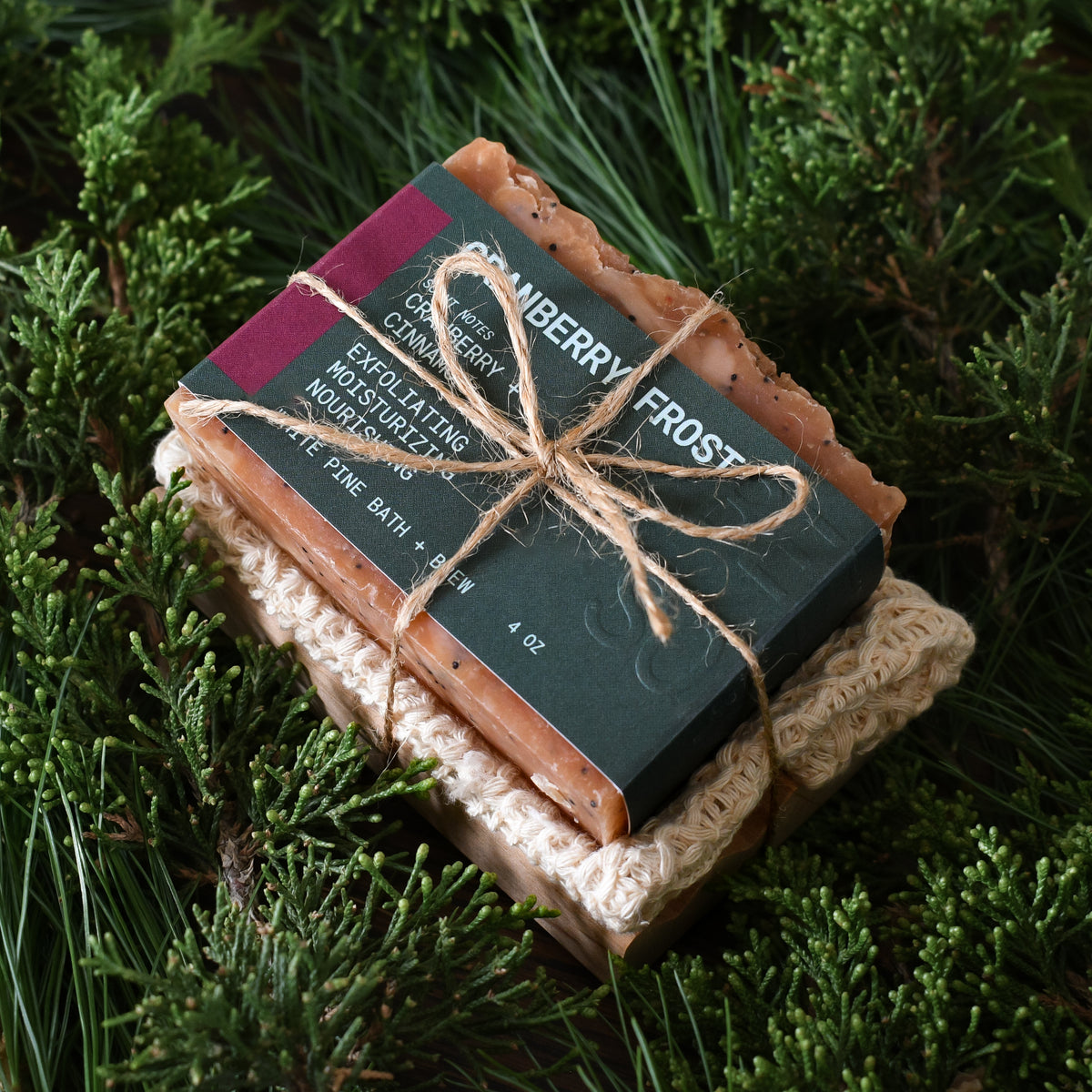 Cranberry Frost Beer Soap Self Care Set