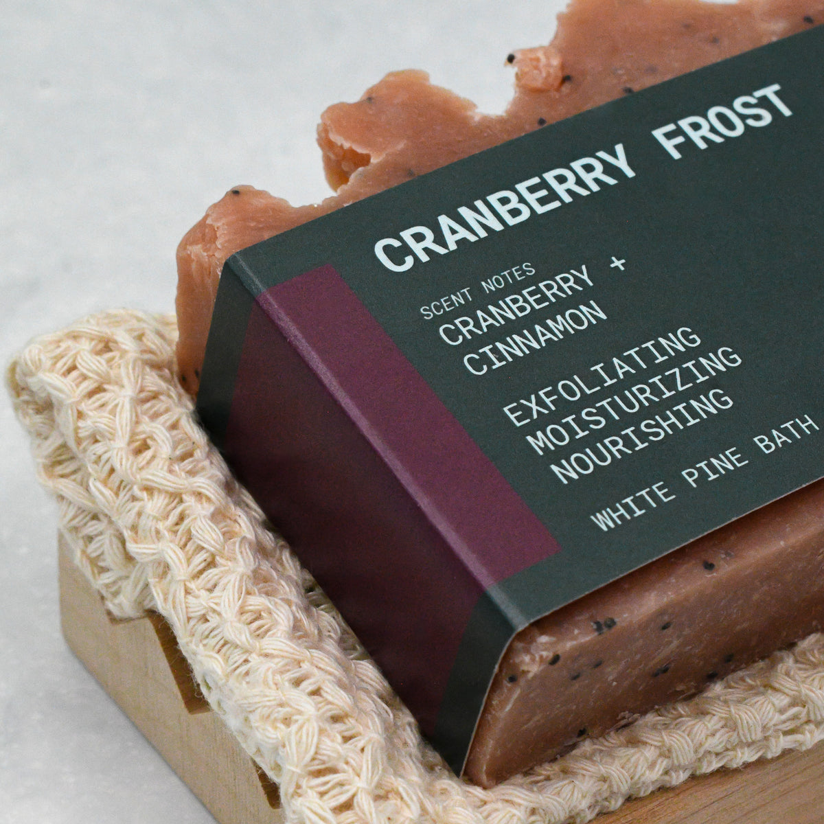 Cranberry Frost Beer Soap Self Care Set