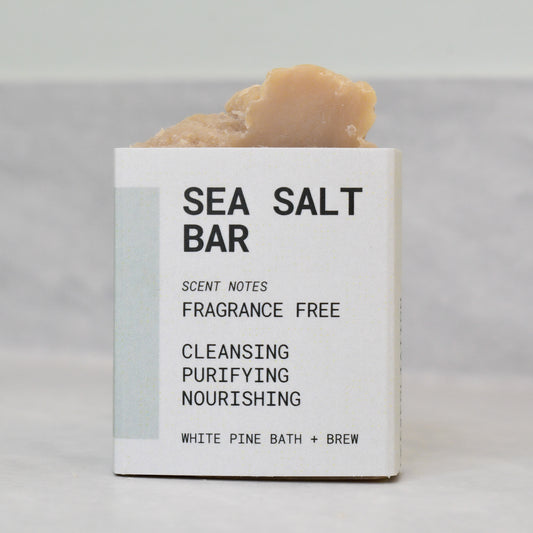 fragrance free sea salt bar mini beer soap