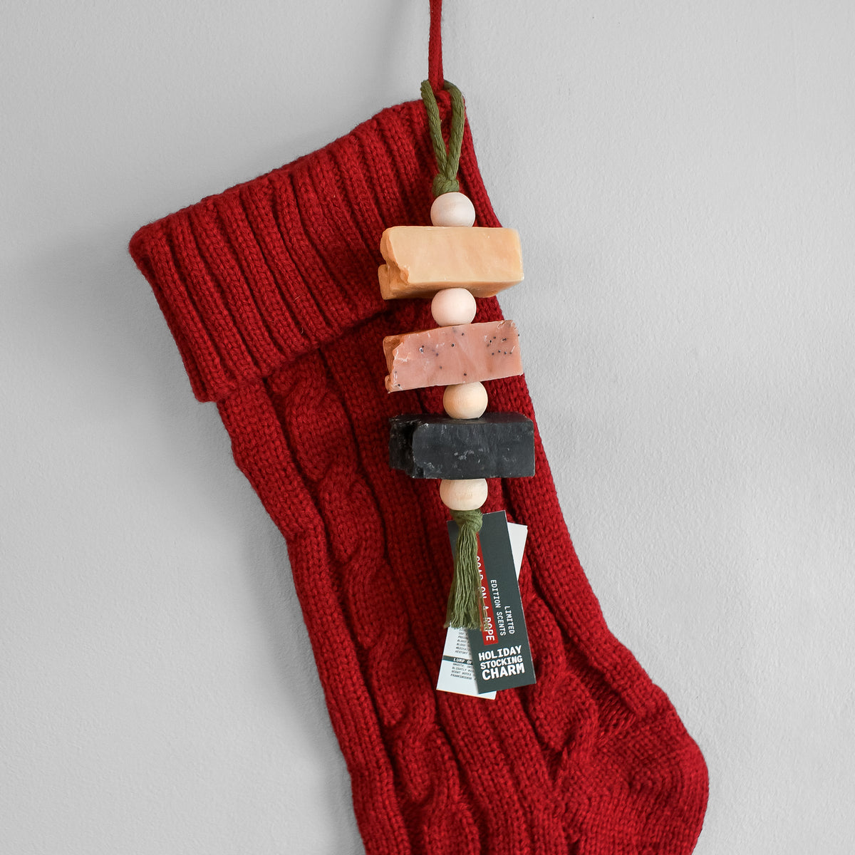 Beer Soap Holiday Stocking Charm