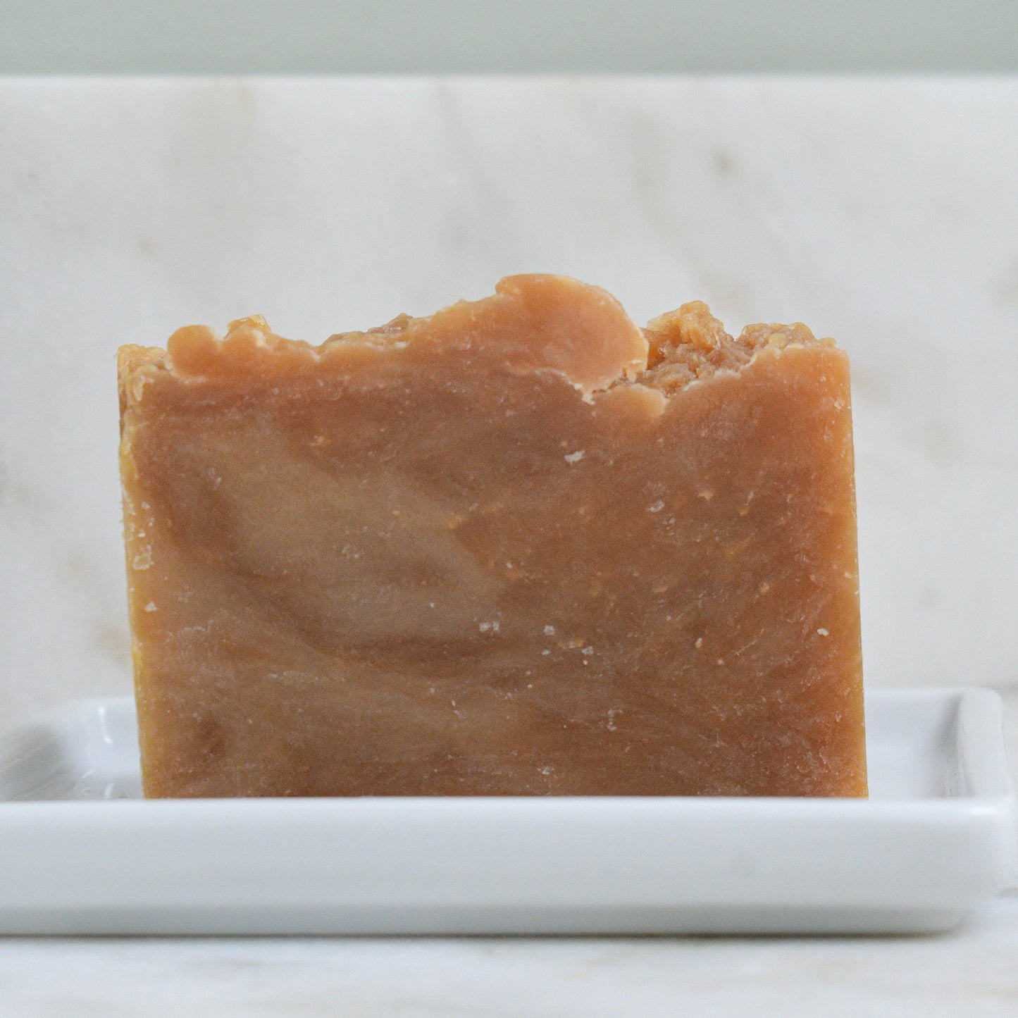 bare bar of lemongrass shea + IPA beer soap
