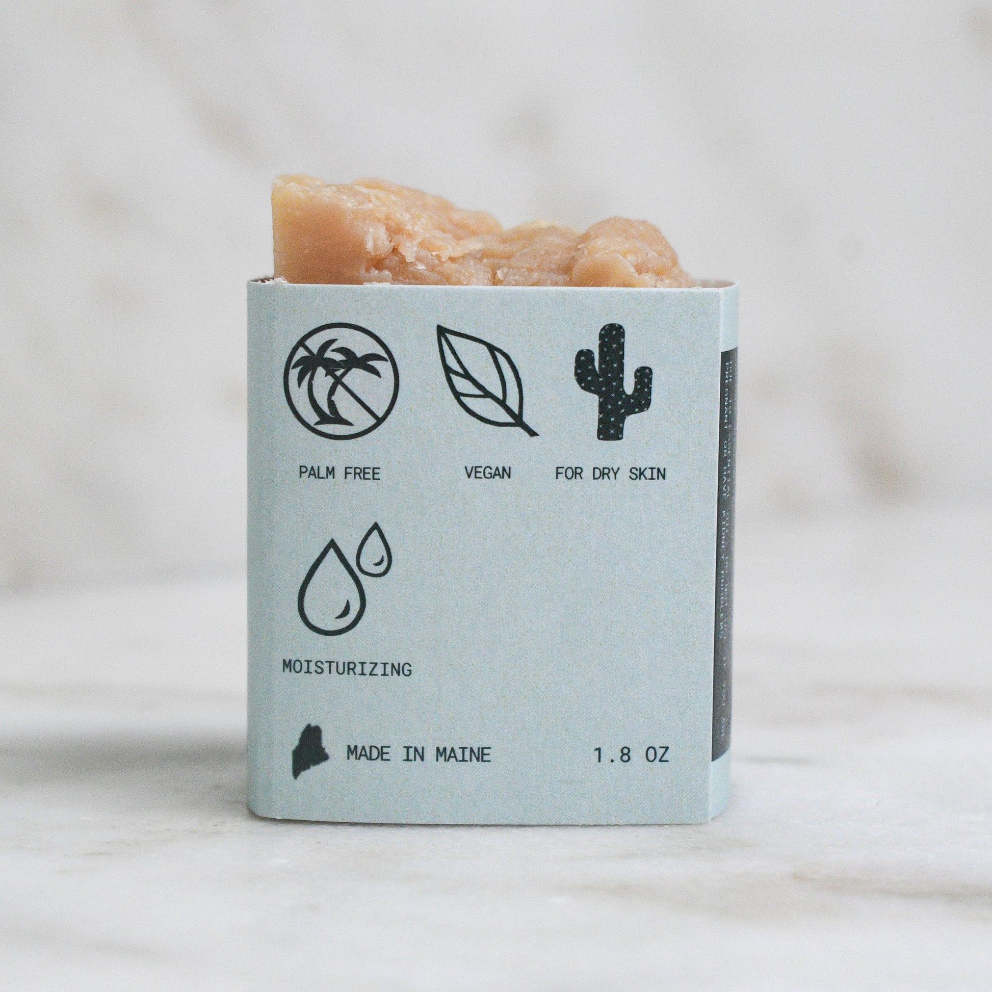 Maine woodsman mini beer soap: palm free, vegan, for dry skin, moisturizing, made in Maine