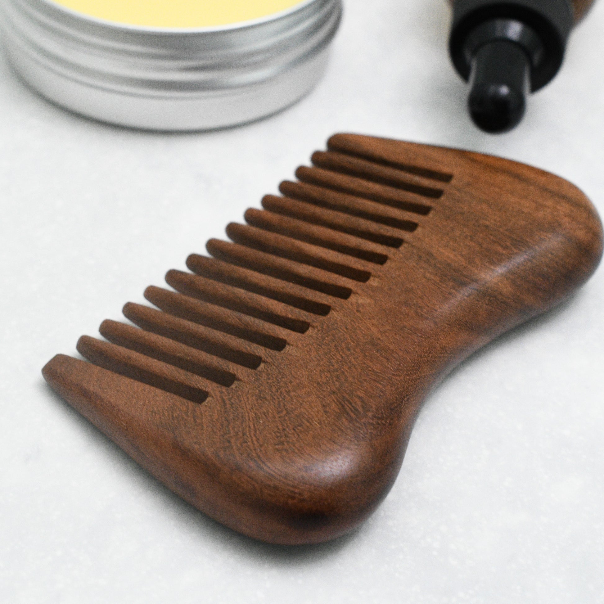 sandalwood beard comb