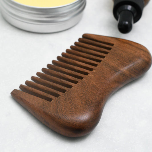 sandalwood beard comb