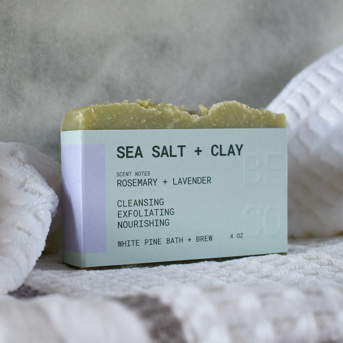 Sea Salt + Clay Beer Soap