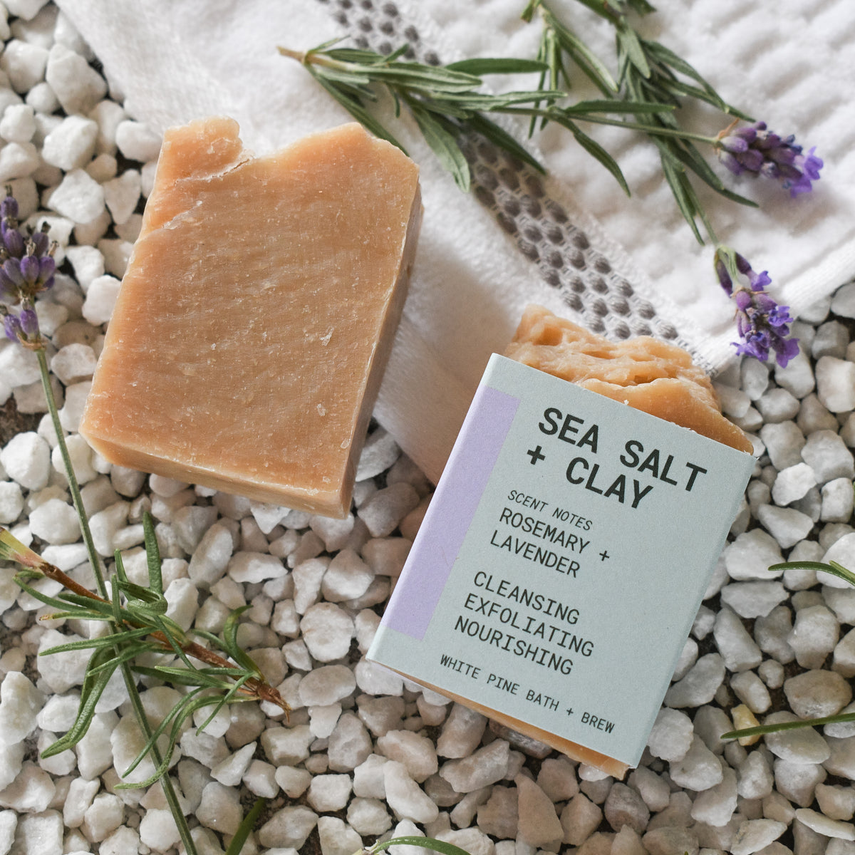 Sea Salt + Clay Mini Beer Soap
