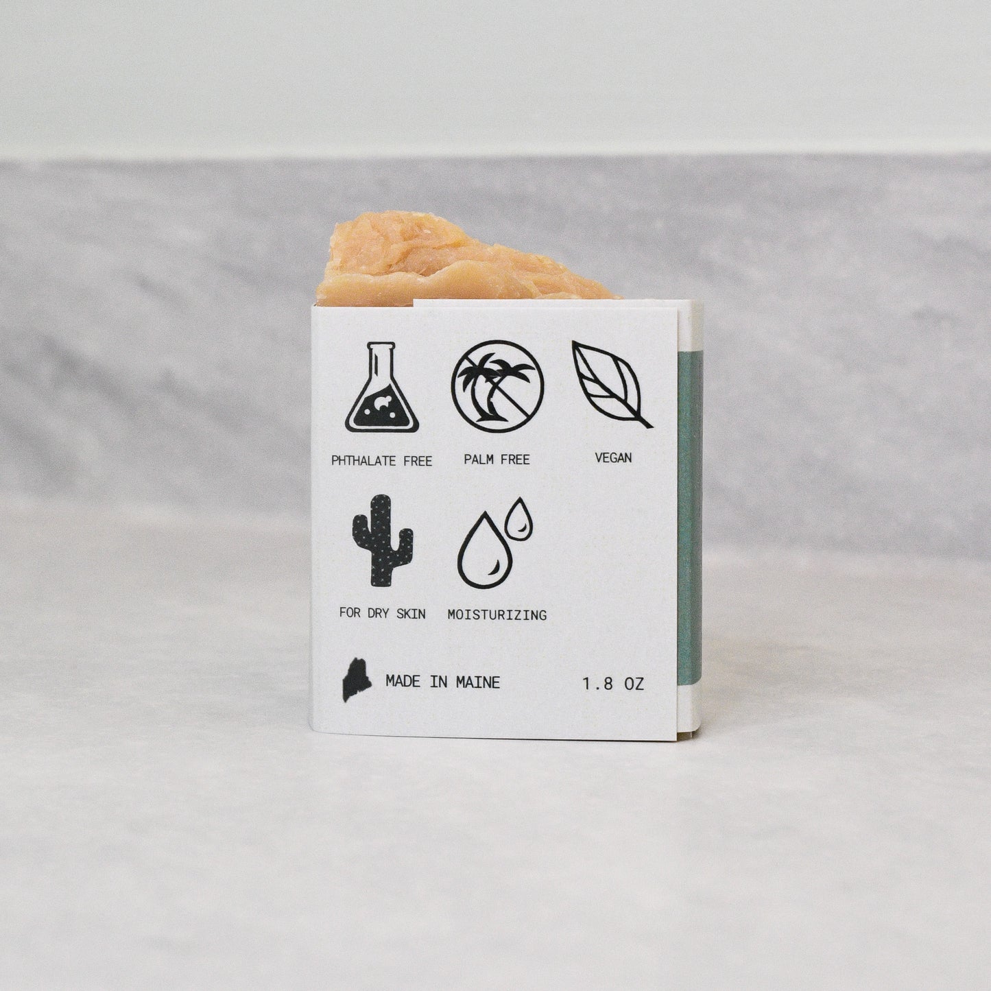 back label of shea + ipa beer soap mini bar