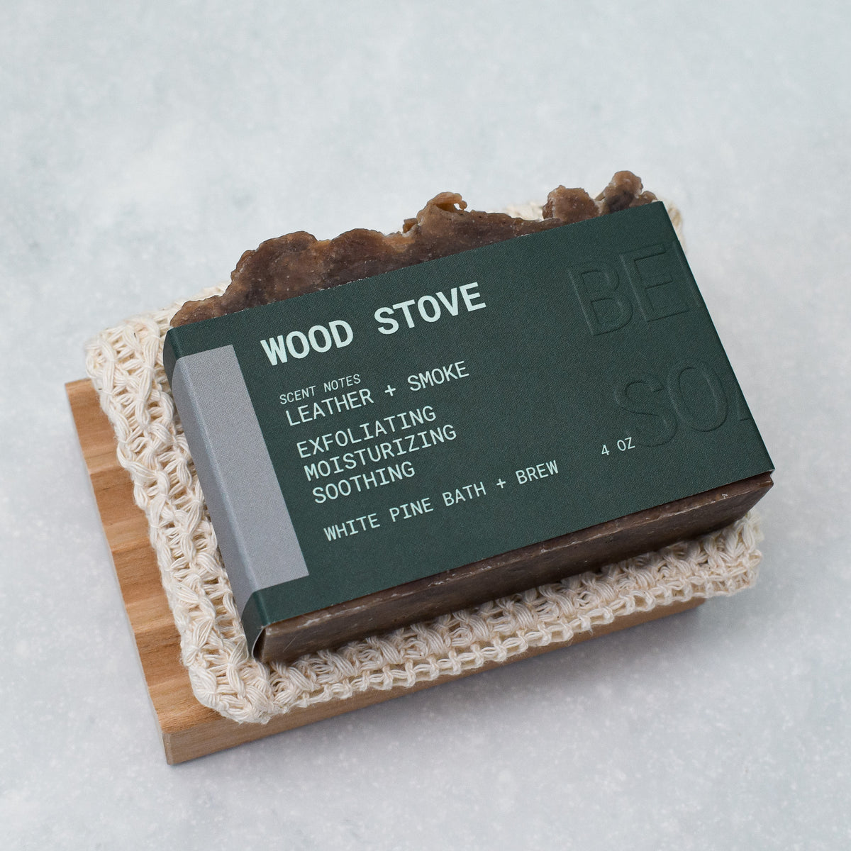 Wood Stove Beer Soap Self Care Set