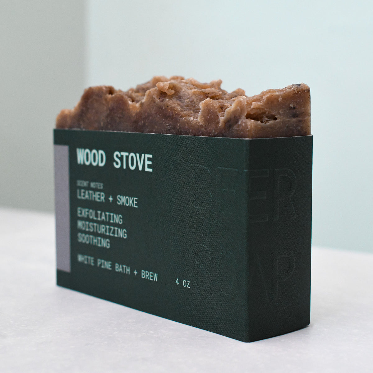 Wood Stove Beer Soap
