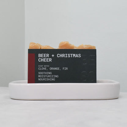 Beer + Christmas Cheer Beer Soap