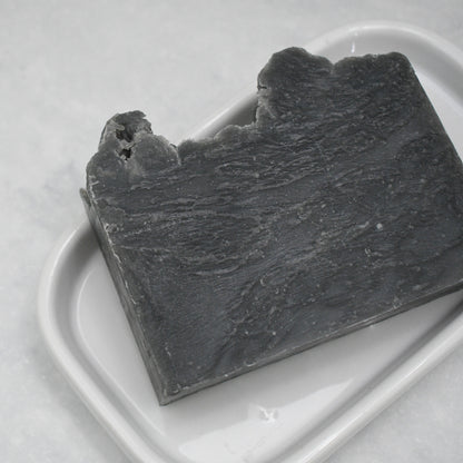 bare bar of dark and stormy beer soap 