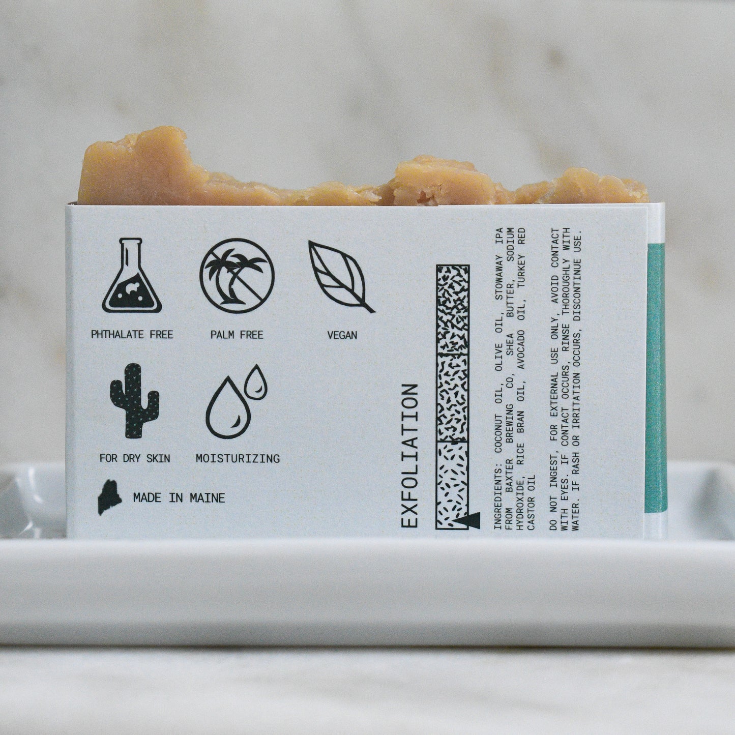 Fragrance Free shea + IPA bar beer soap