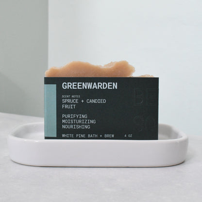 Greenwarden beer soap: spruce and candied fruit