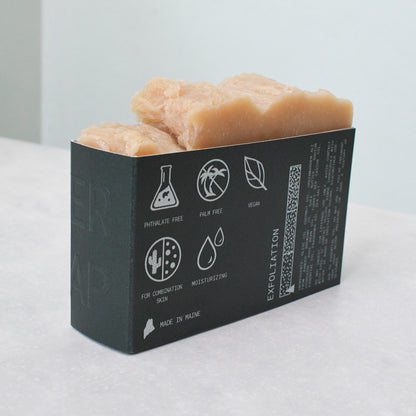 back label of green warden beer soap full size