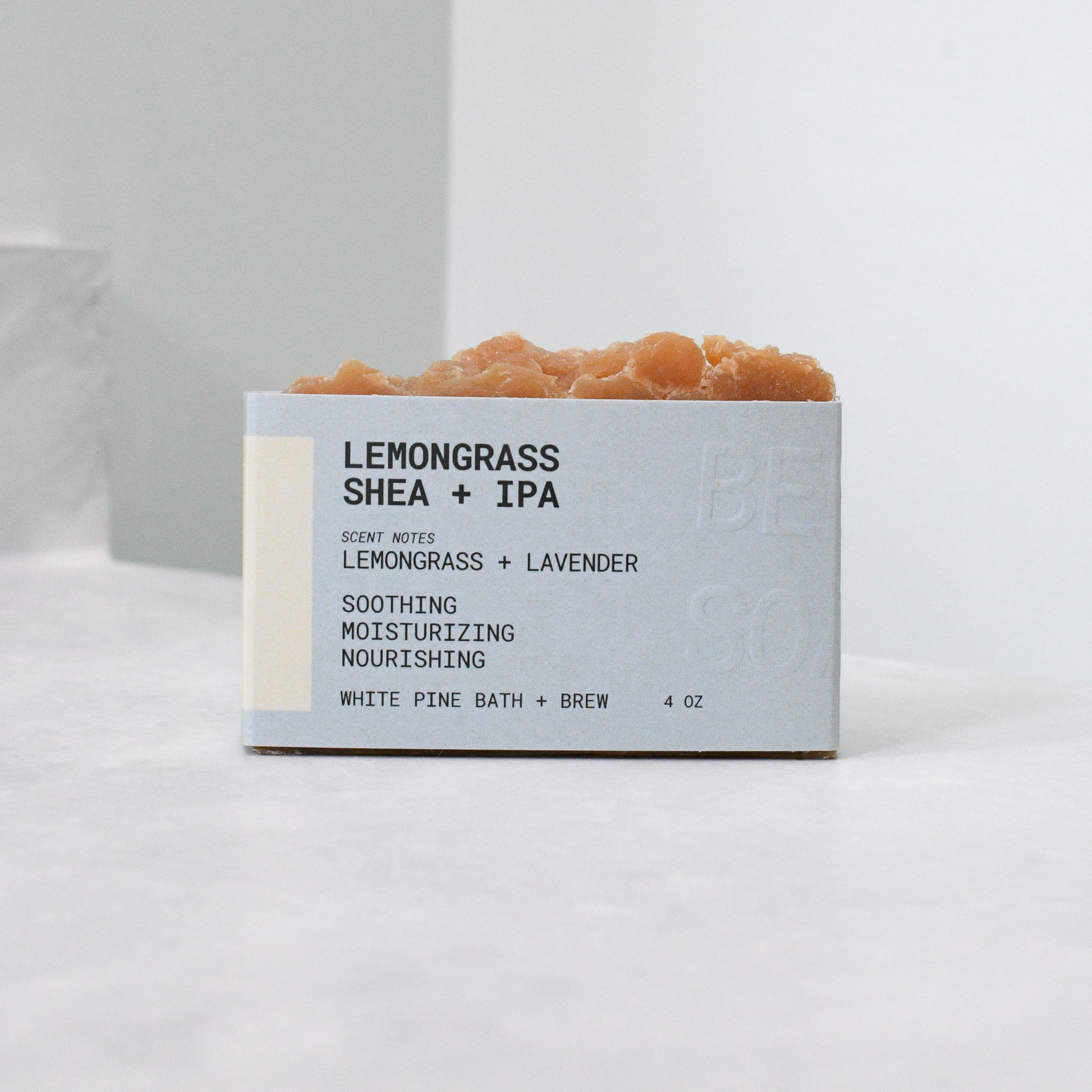 Lemongrass Shea + IPA full size beer soap
