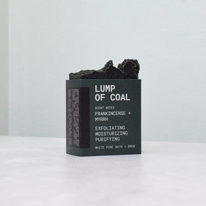 Lump of Coal Mini Beer Soap