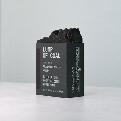Lump of Coal Mini Beer Soap