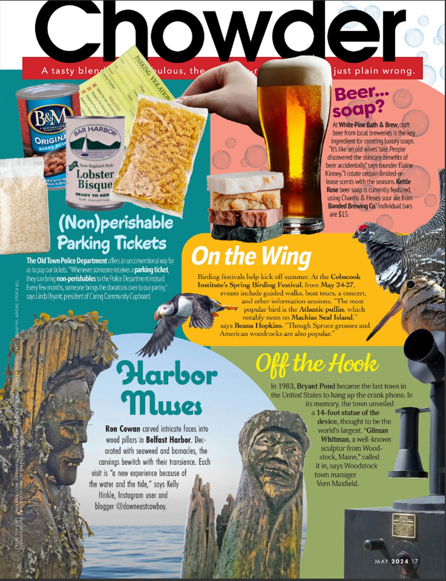 Portland Monthly: Chowder, Beer...soap? white pine bath and brew