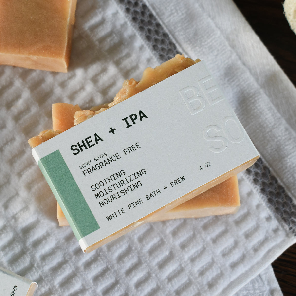 Shea + IPA Beer Soap Self Care Set - Fragrance Free
