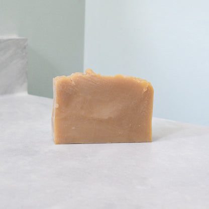 bare bar of fragrance free Shea + IPA beer soap