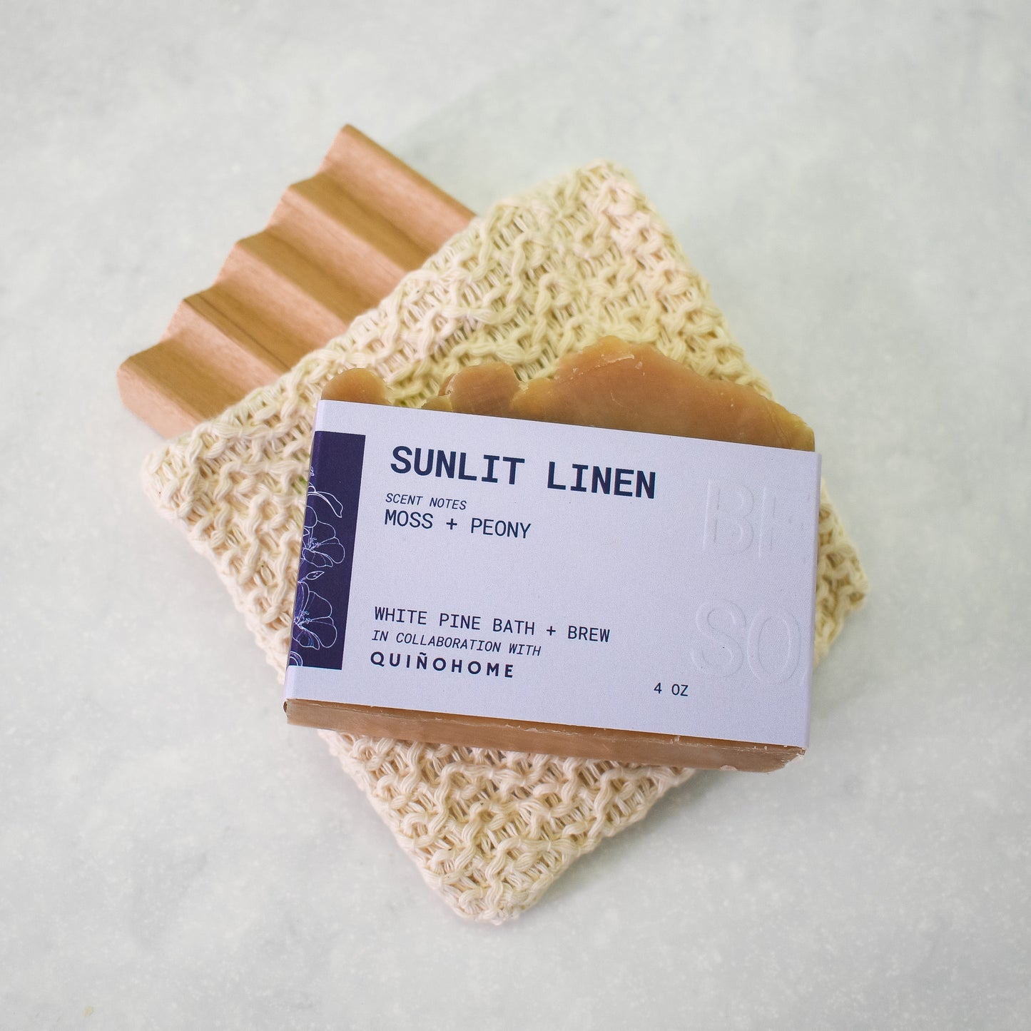 Sunlit Linen Beer Soap Self Care Set