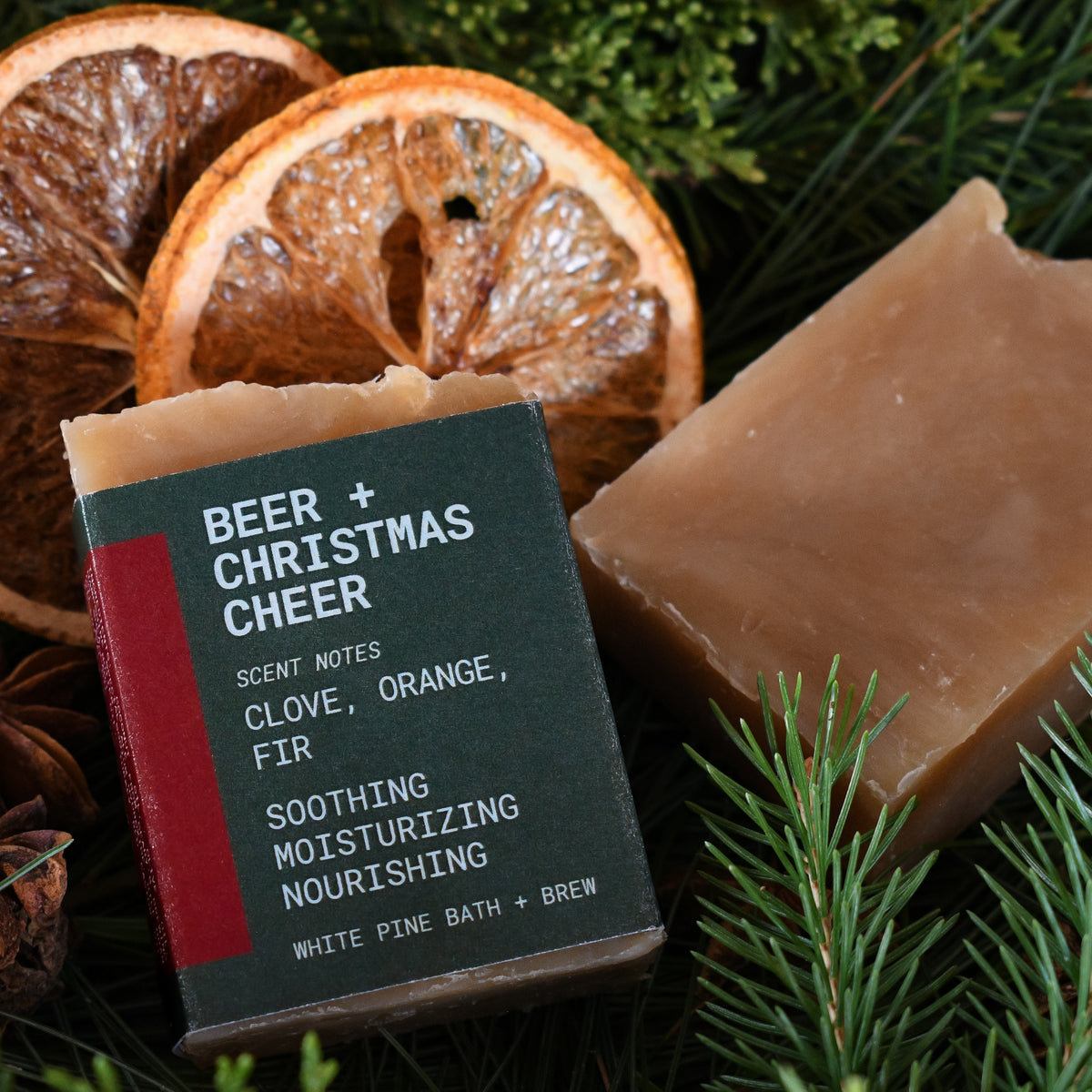 Beer + Christmas Cheer Mini Beer Soap