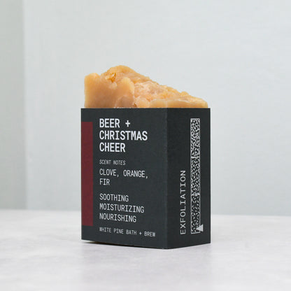 Beer + Christmas Cheer Beer Soap