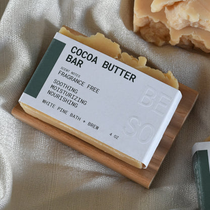 Cocoa Butter Bar Beer Soap - Fragrance Free