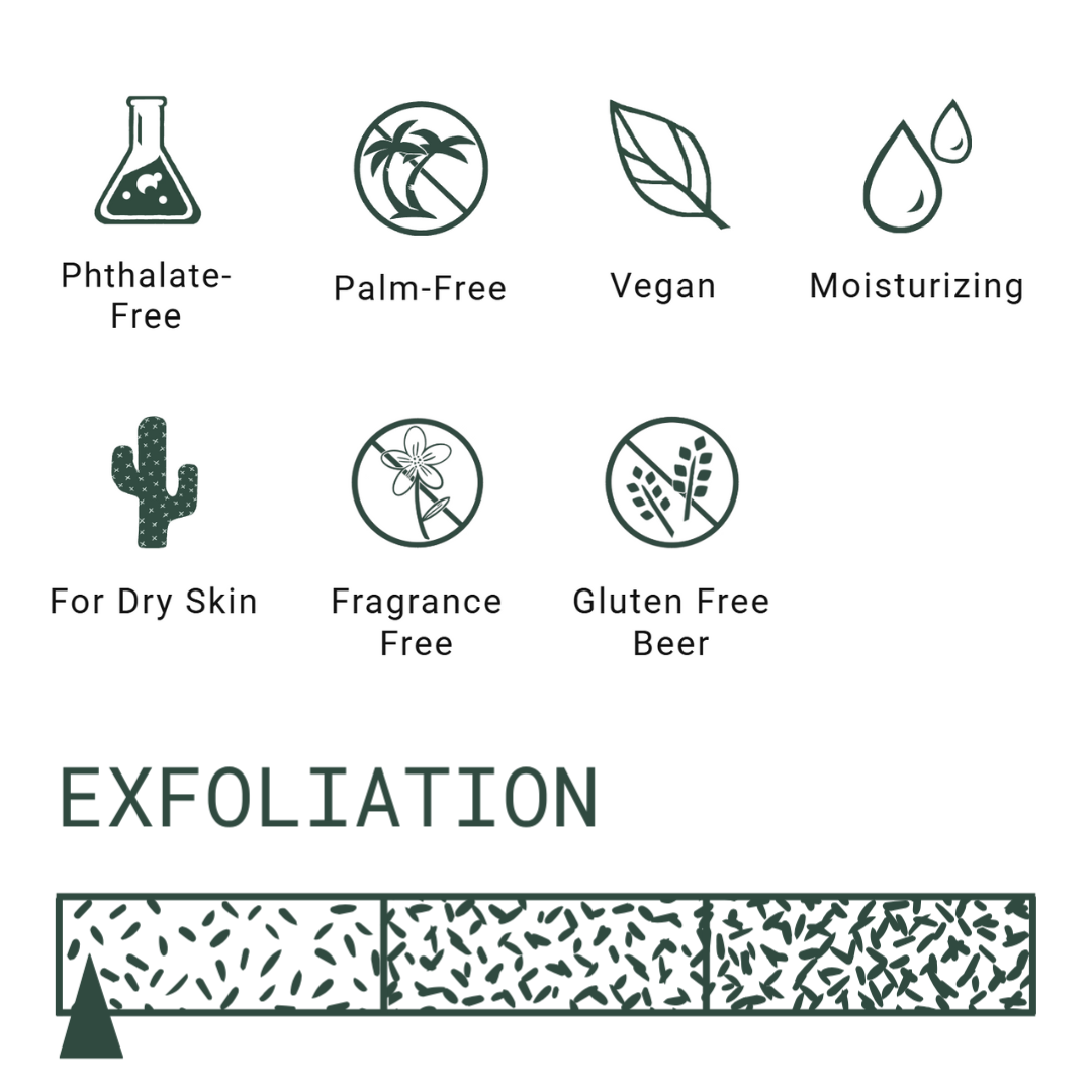 Cocoa Butter Bar Beer Soap - Fragrance Free