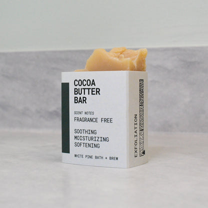 mini cocoa butter bar beer soap