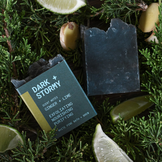 Dark + Stormy Mini Beer Soap