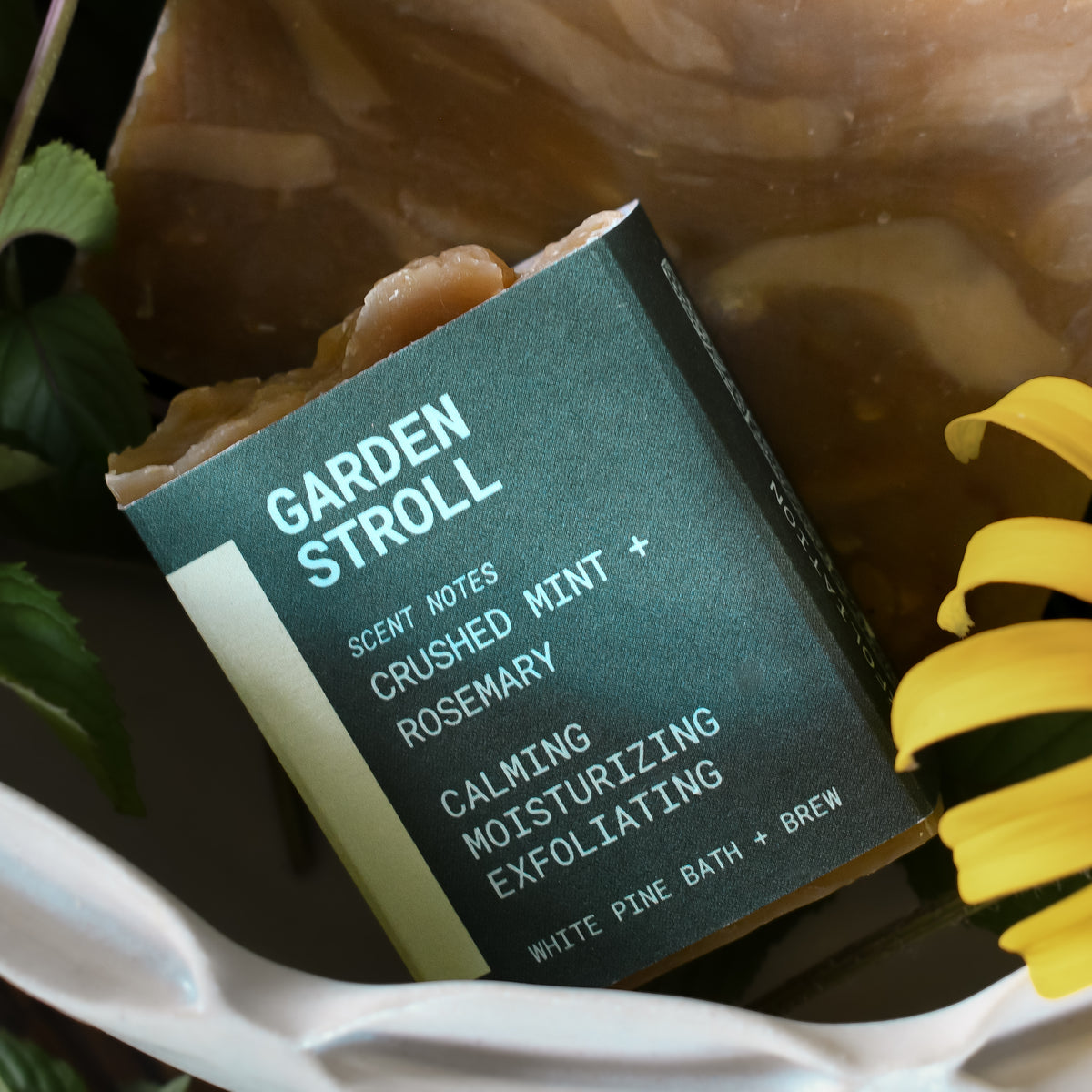 garden stroll mini beer soap