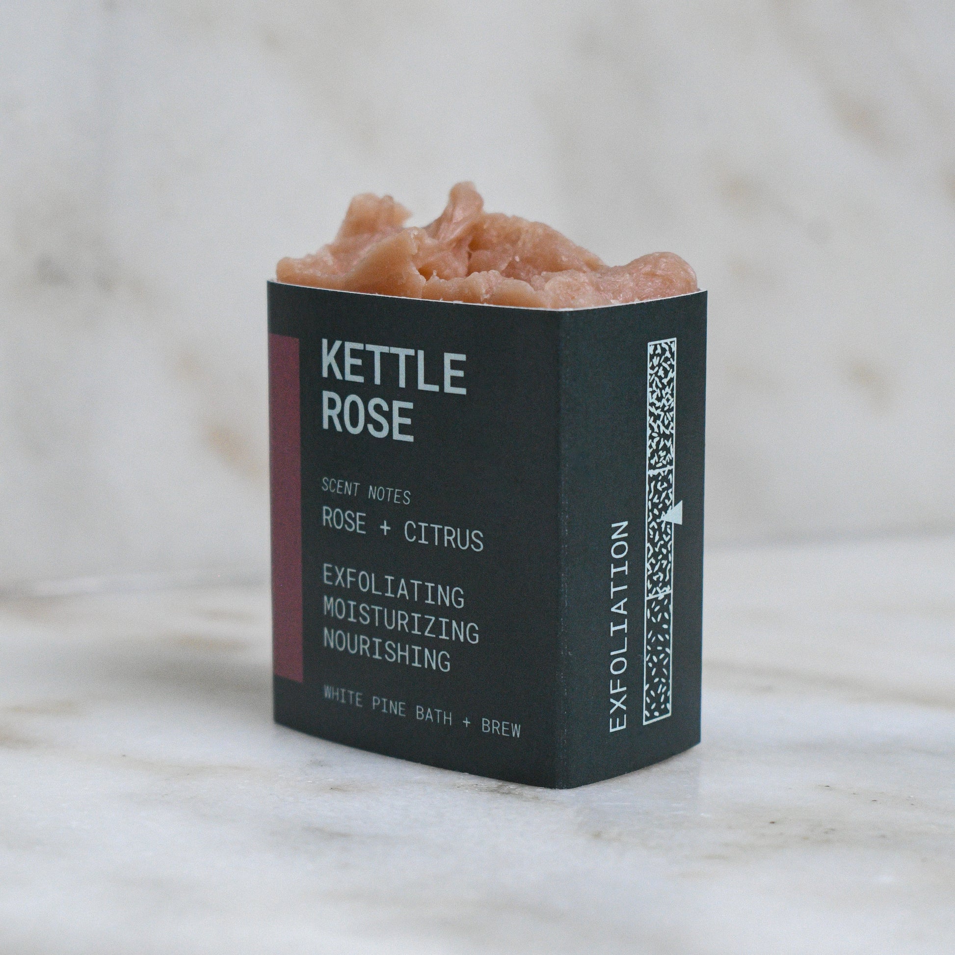 Kettle Rose mini beer soap scented with rose and citrus