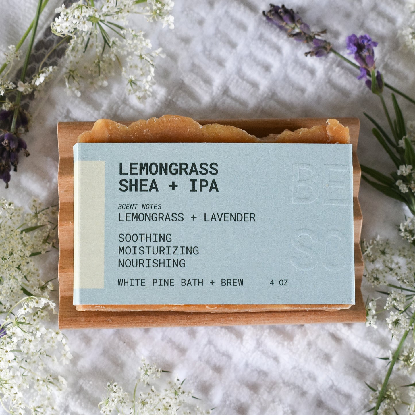 Lemongrass Shea + IPA Beer Soap Self Care Set