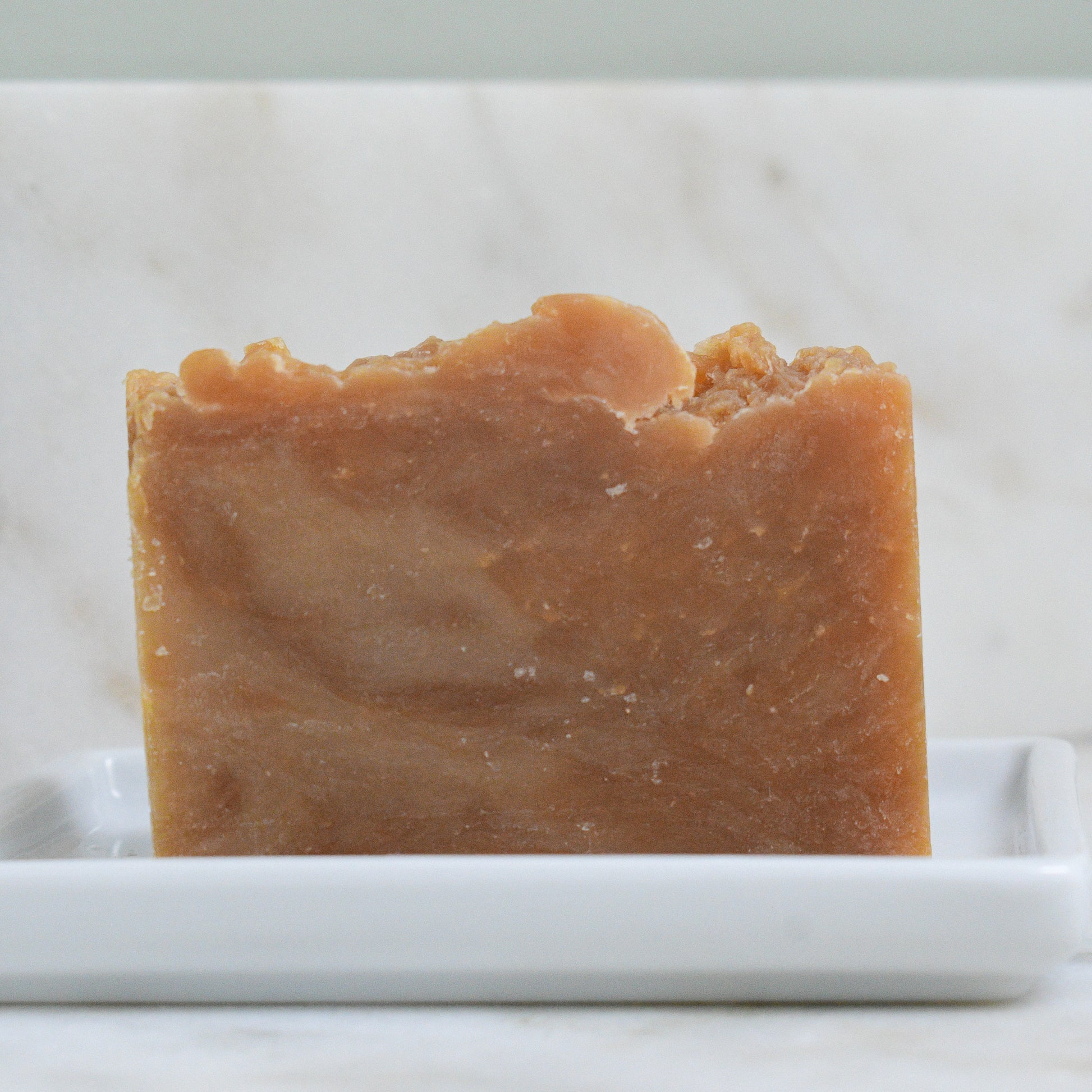 bare bar of lemongrass shea + IPA beer soap
