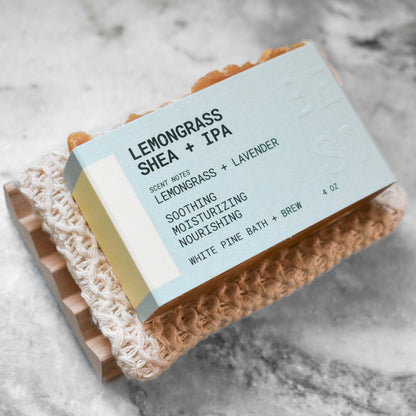 Lemongrass Shea + IPA Beer Soap Self Care Set