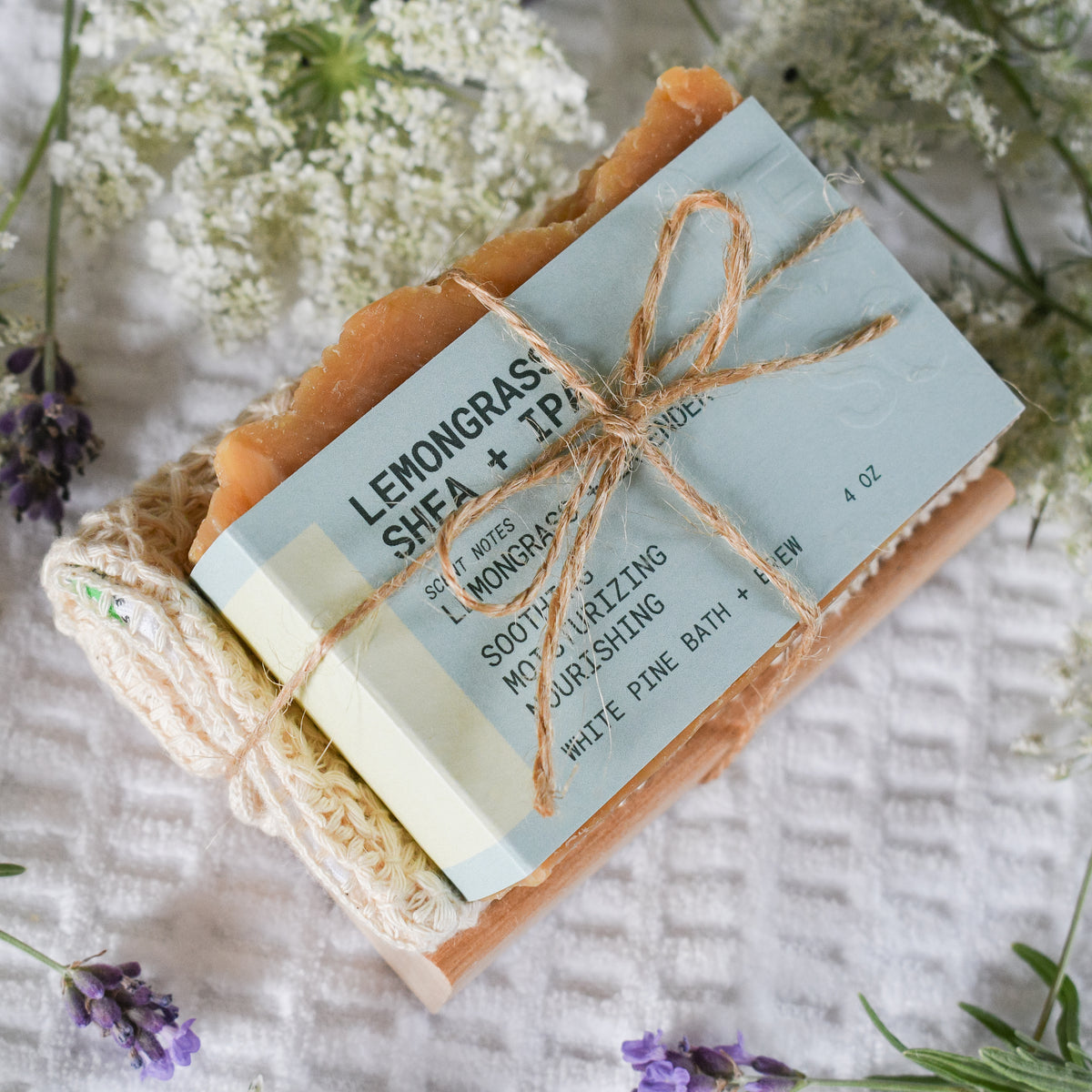 Lemongrass Shea + IPA Beer Soap Self Care Set