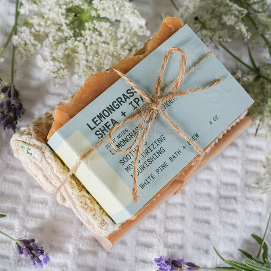 Lemongrass Shea + IPA Beer Soap Self Care Set
