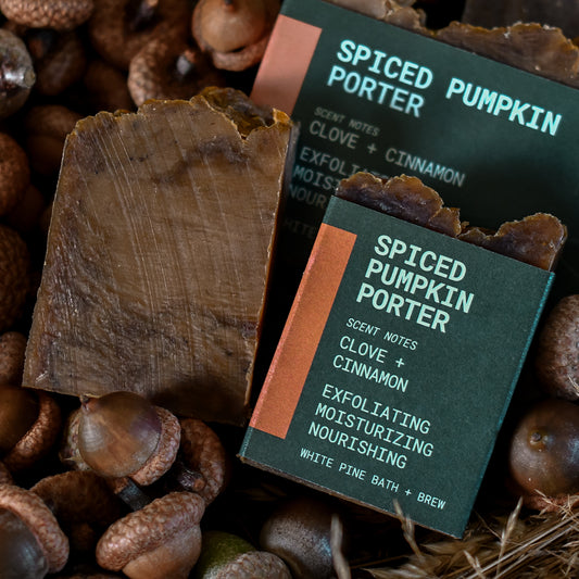 spiced pumpkin porter mini beer soap