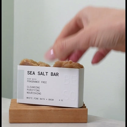Sea Salt Bar Beer Soap Self Care Set - Fragrance Free