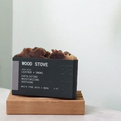 Wood Stove Beer Soap Self Care Set