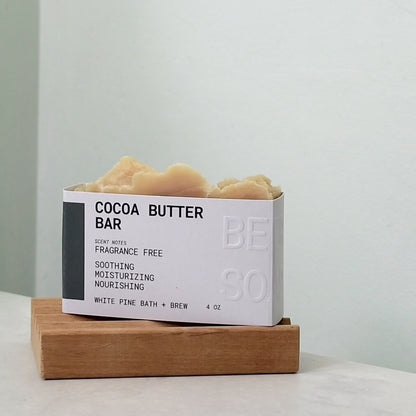 Cocoa Butter Bar Beer Soap Self Care Set - Fragrance Free