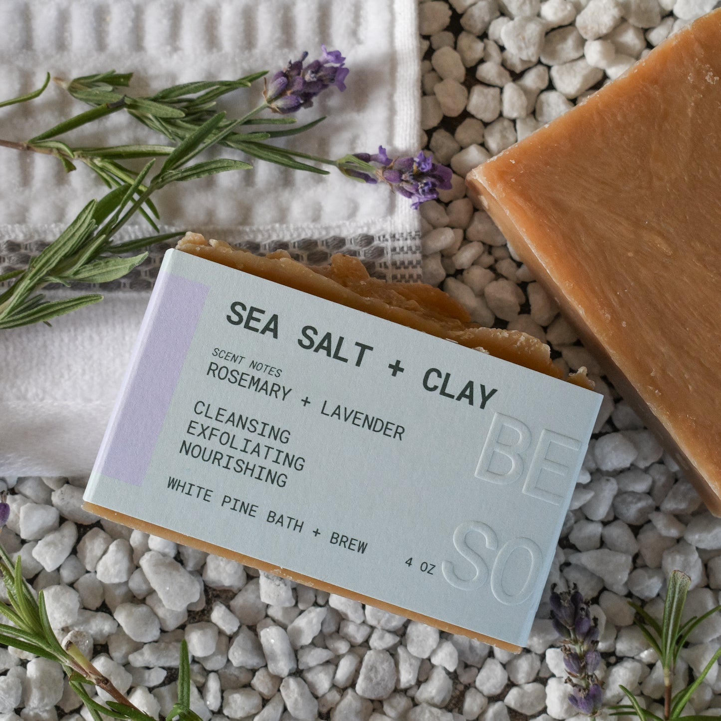 Sea Salt + Clay Beer Soap